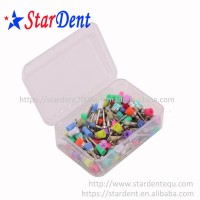 Hot Sale Dental Disposable Product Latch-type Flat-head Polishing Cup/ Colorful Nylon Brush